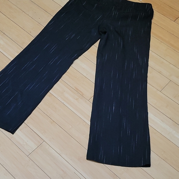 Le Belle womans Black dress slacks straight leg - Picture 4 of 6